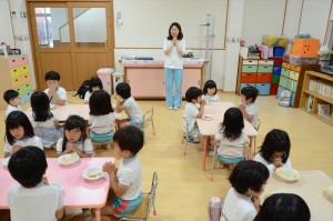 写真：感謝のお祈り